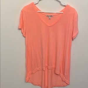 Bright coral tee- express one eleven